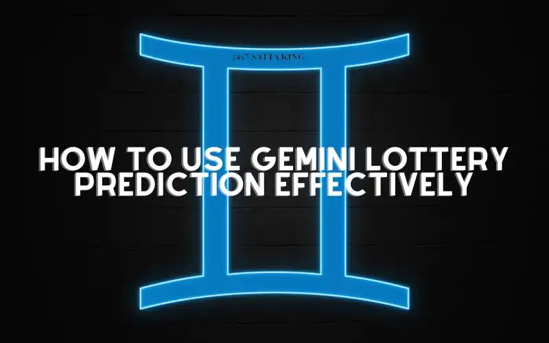 gemini lottery prediction