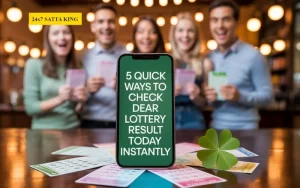 dear lottery results today